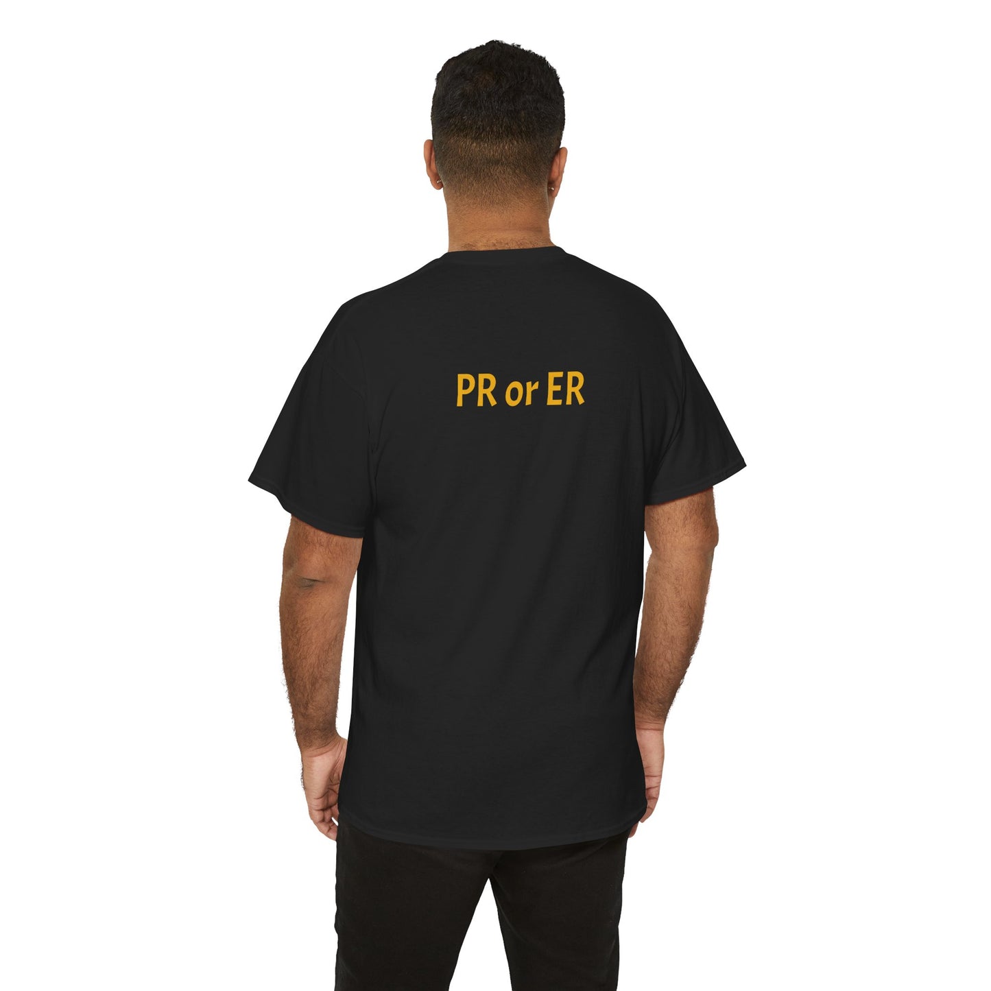 PR or ER shirt