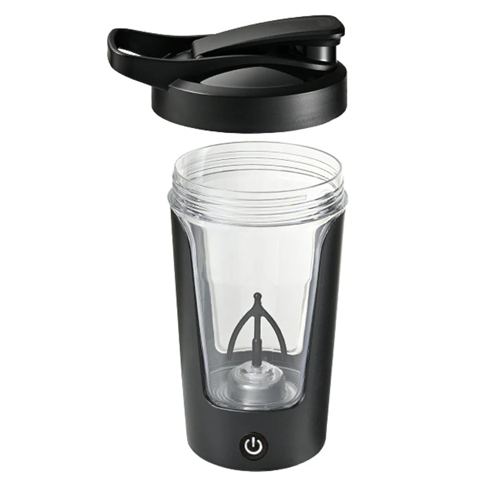 350ML Electric Protein Shaker Bottle – Fully Automatic Vortex Mixer for Smooth Shakes & Beverages